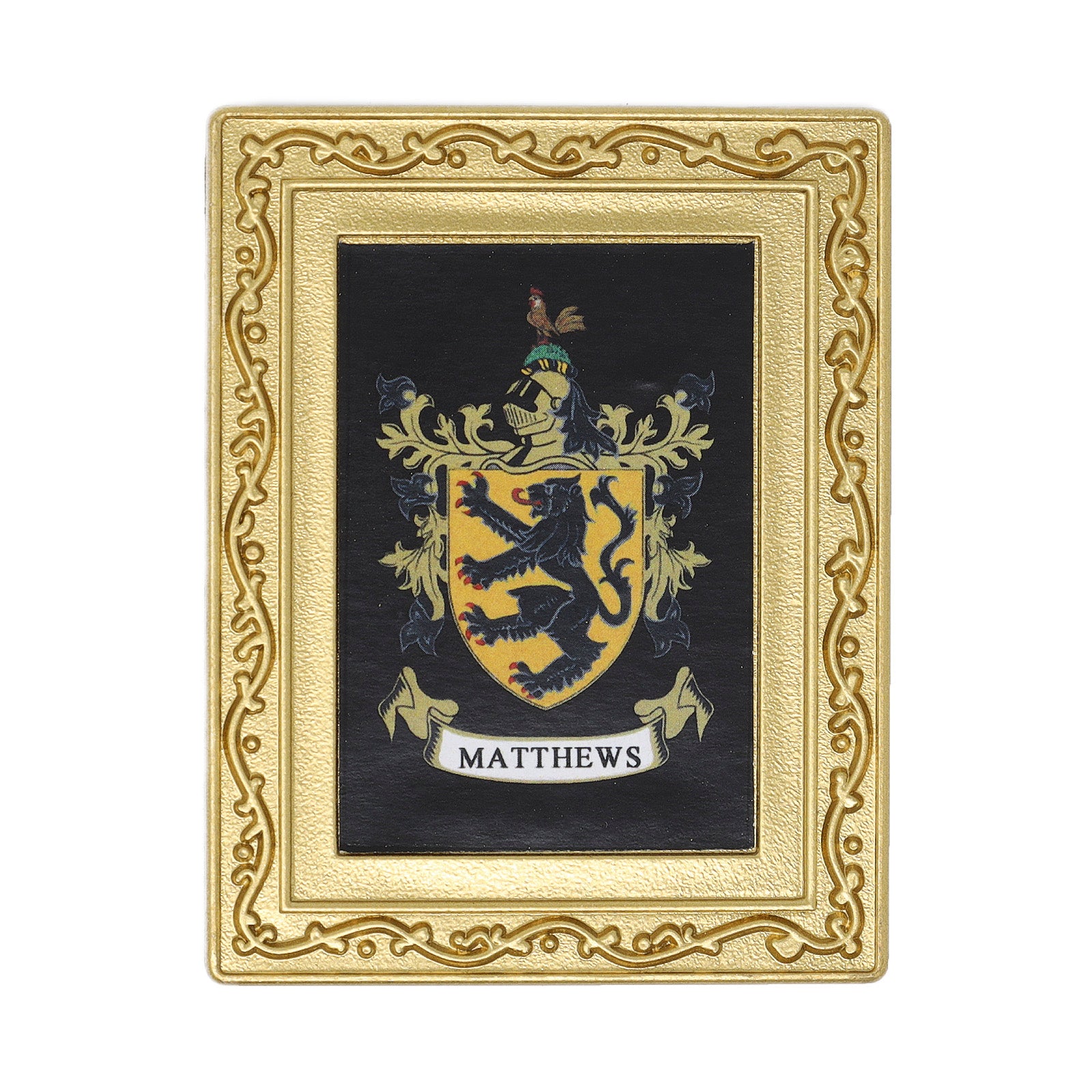 Coat Of Arms Fridge Magnet Matthews – Tartan Weaving Mill