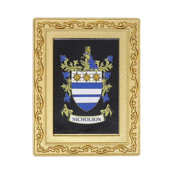 Coat Of Arms Fridge Magnet Nicholson