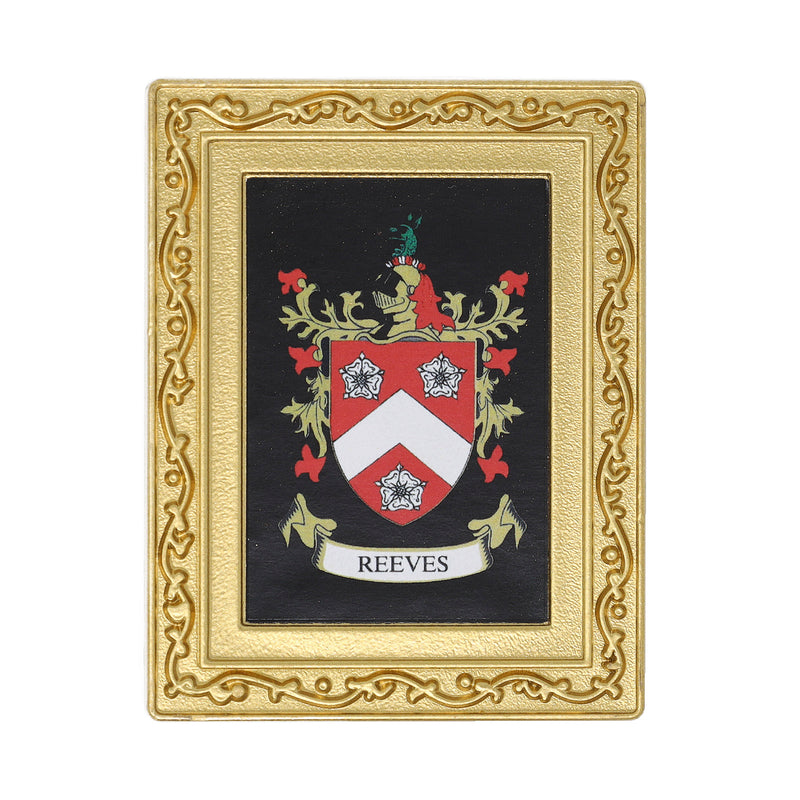 Coat Of Arms Fridge Magnet Reeves