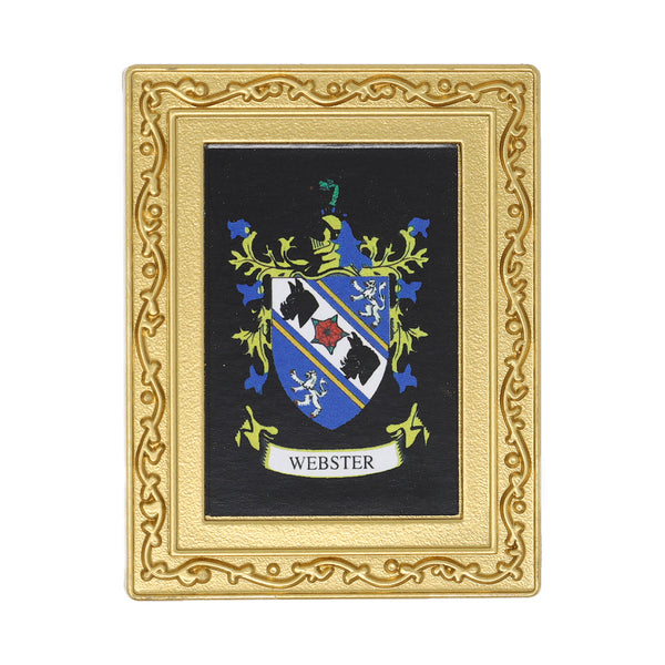 Coat Of Arms Fridge Magnet Webster