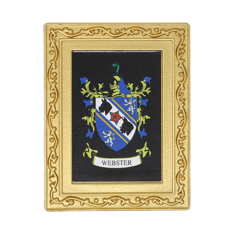 Coat Of Arms Fridge Magnet Webster