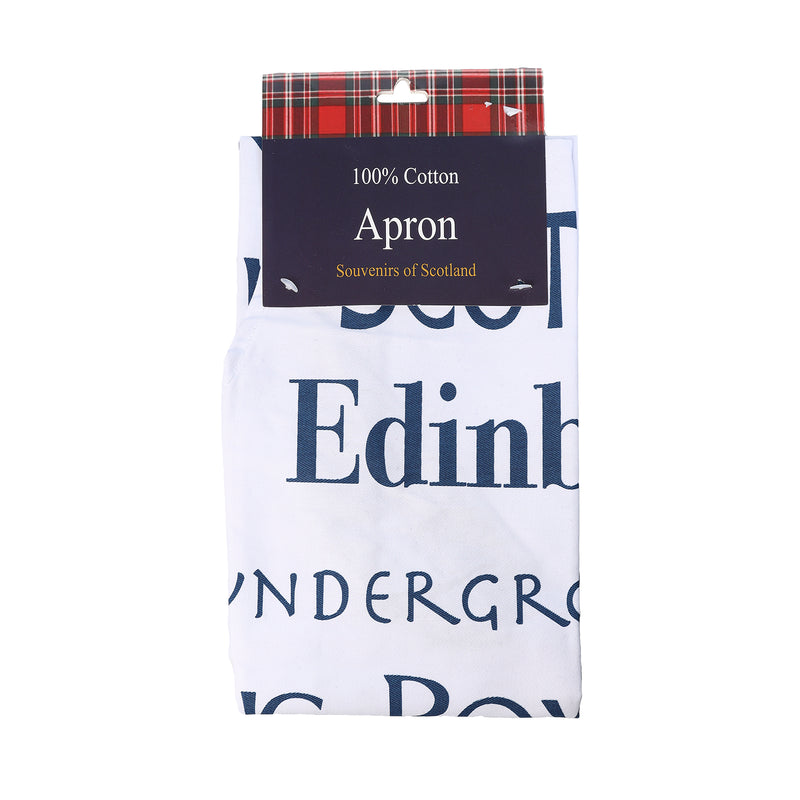 Scotland Saltire Place Names Apron