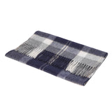 Hos 100% Lambswool Wide Scarf Bannockbane Silver