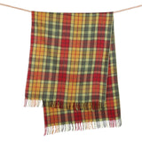 Wool Blend Tartan Knee Blanket Buchanan Autumn