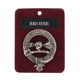 Art Pewter Clan Badge 1.75" Brodie