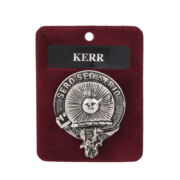 Art Pewter Clan Badge 1.75" Kerr