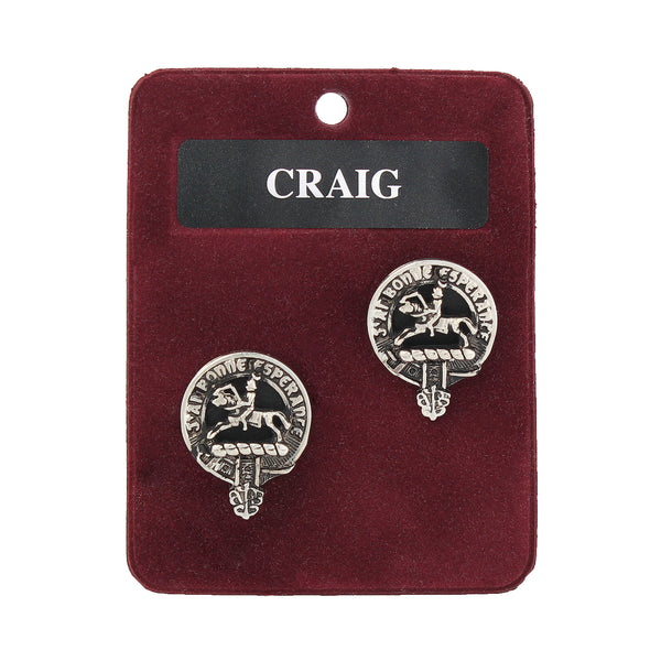 Art Pewter Cufflinks Craig