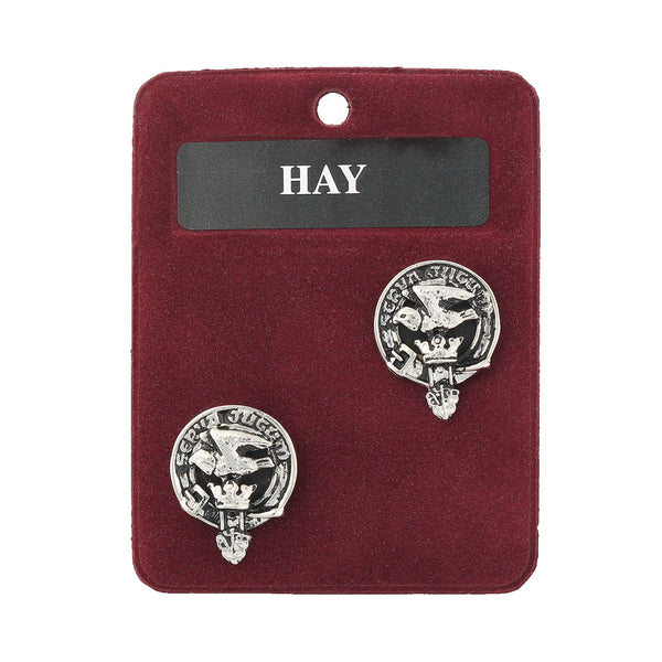 Art Pewter Cufflinks Hay