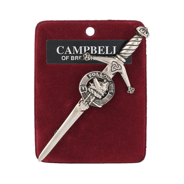 Art Pewter Kilt Pin Campbell Of Breadalbane