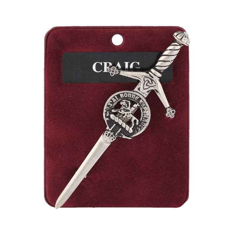 Art Pewter Kilt Pin Craig