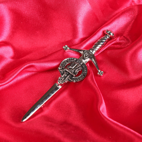 Art Pewter Kilt Pin Irvine