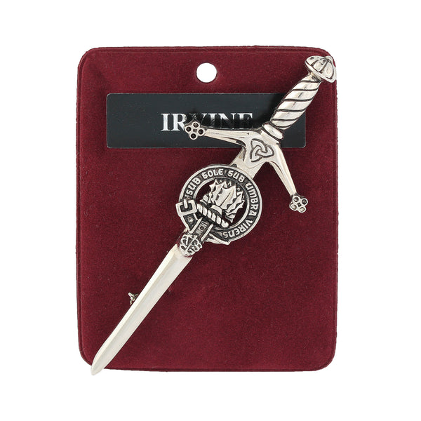 Art Pewter Kilt Pin Irvine