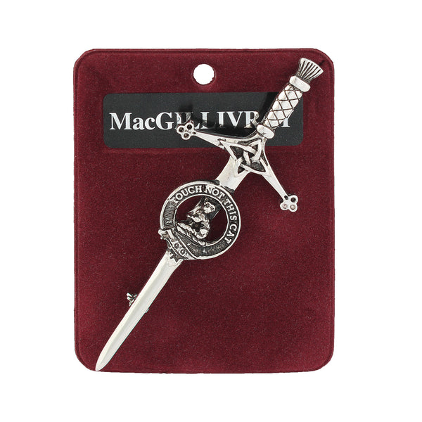 Art Pewter Kilt Pin Macgillivray