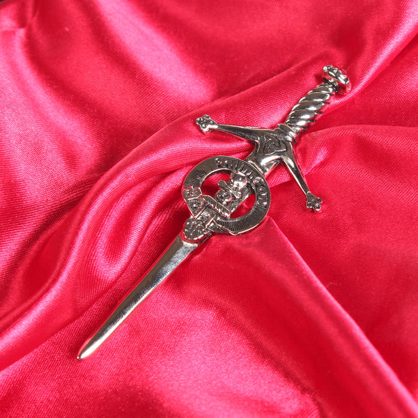 Art Pewter Kilt Pin Maclellan