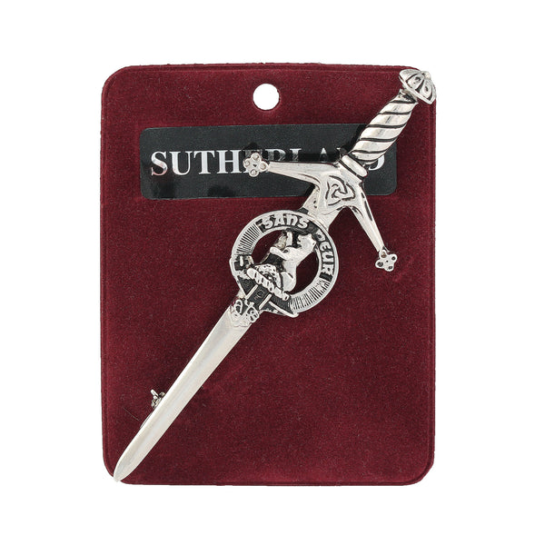 Art Pewter Kilt Pin Sutherland