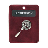 Art Pewter Lapel Pin Anderson