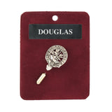 Art Pewter Lapel Pin Douglas