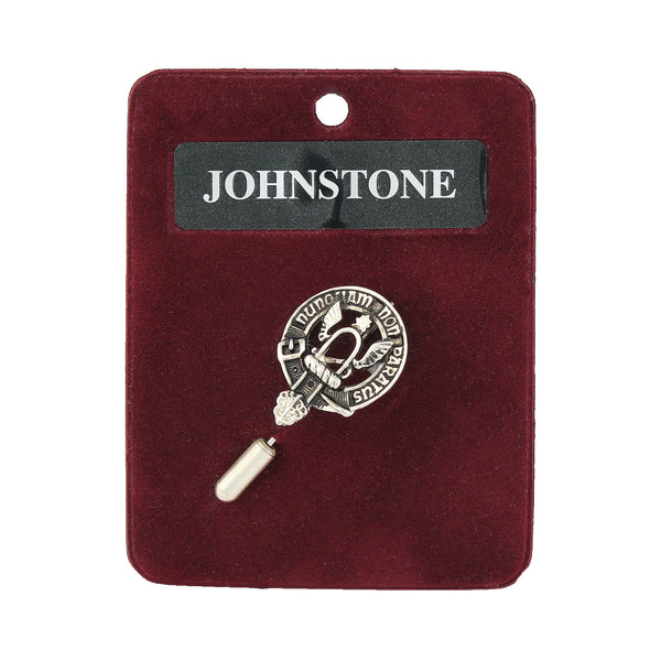 Art Pewter Lapel Pin Johnstone