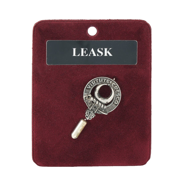 Art Pewter Lapel Pin Leask