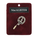 Art Pewter Lapel Pin Macalister