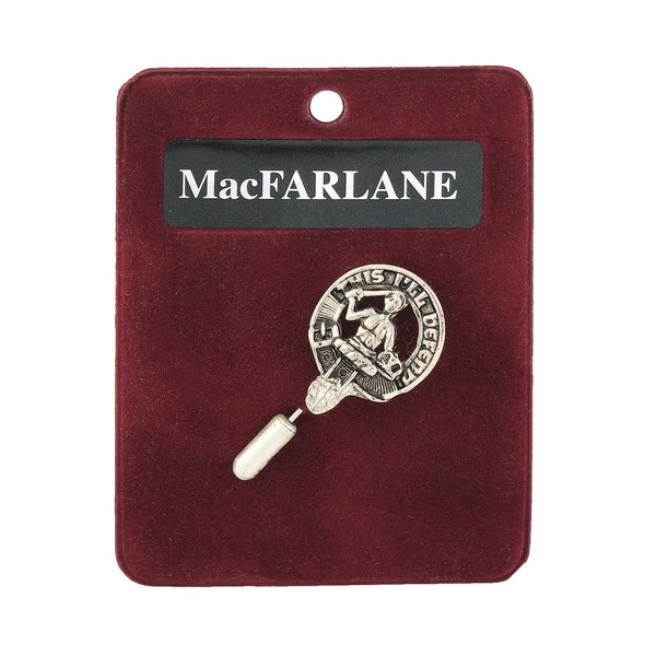 Art Pewter Lapel Pin Macfarlane