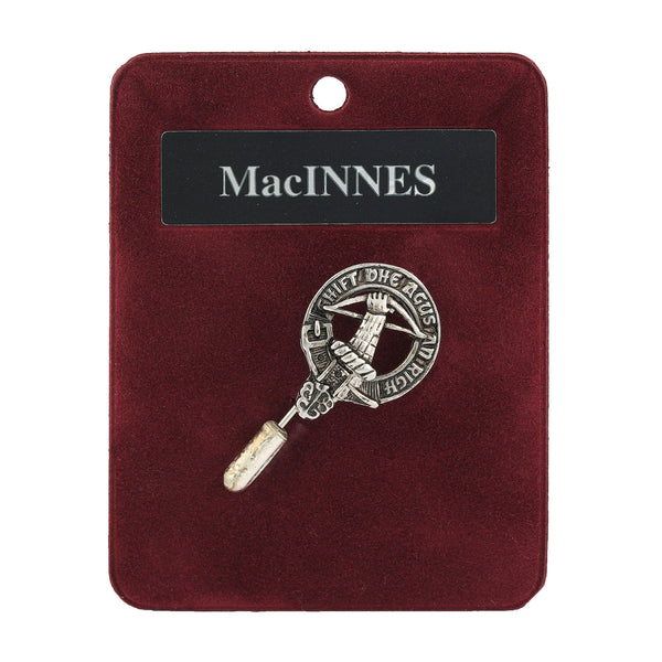 Art Pewter Lapel Pin Macinnes