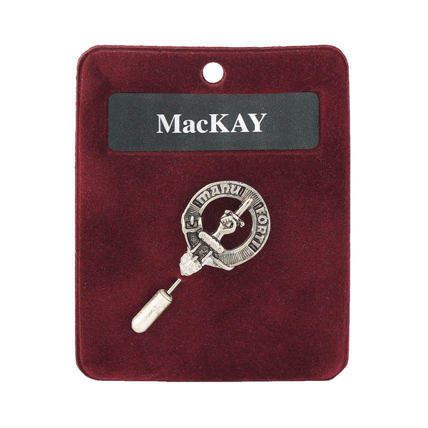 Art Pewter Lapel Pin Mackay