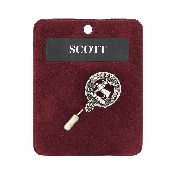 Art Pewter Lapel Pin Scott