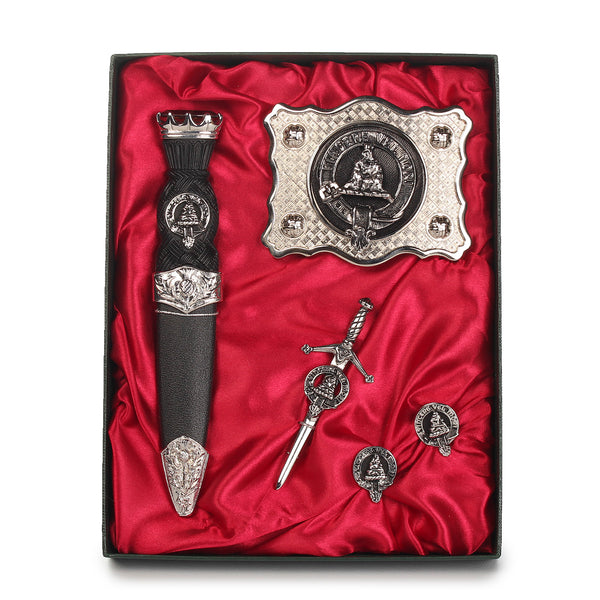 Clan Gift Set (Ckp Ccl Sd/Ct Buckle) Macneil