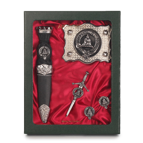 Clan Gift Set (Ckp Ccl Sd/Ct Buckle) Macneil