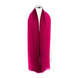 Dip Dye Damier Cashmere Stole Fuchsia