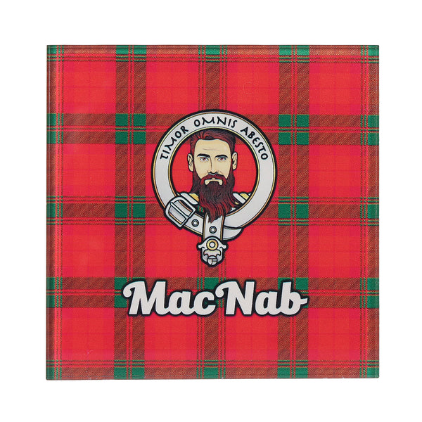 Clan Glass Coaster Macnab