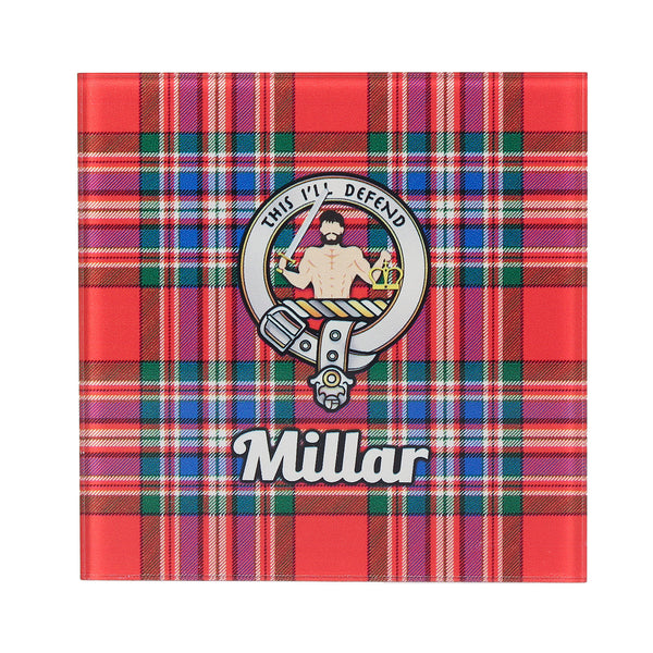 Clan Glass Coaster Millar