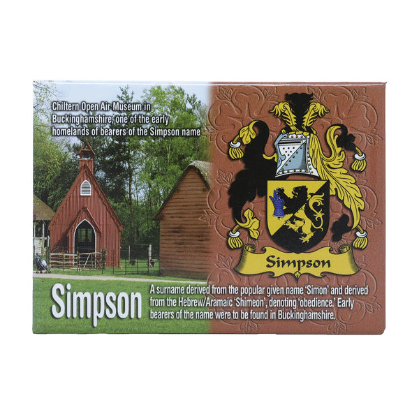 Clan/Family  Scenic Magnet Simpson E