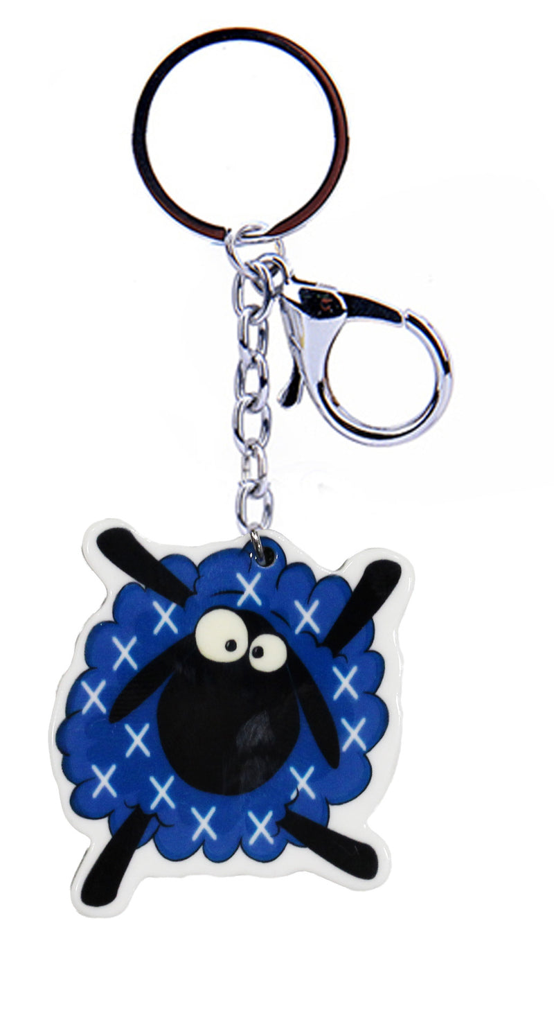 Dancing Sheep Acr. Keyr.- Multi Saltire