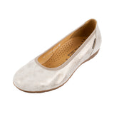 Women's Emilie Leather Ballerina Light Sand