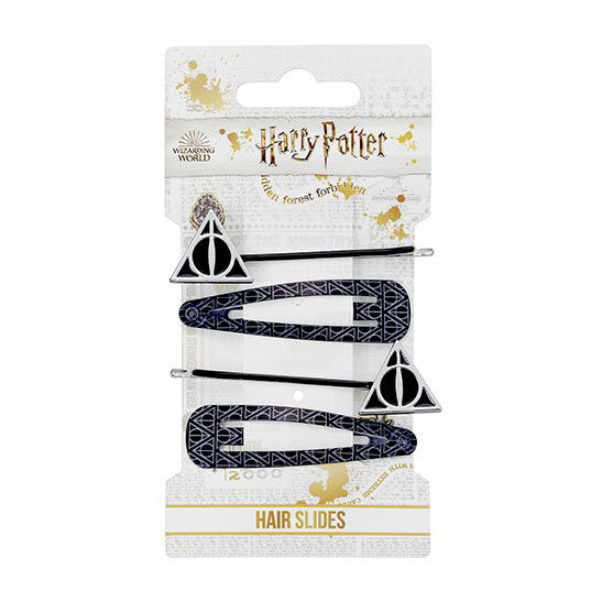 Hp Deathly Hallows Hair Clip Set