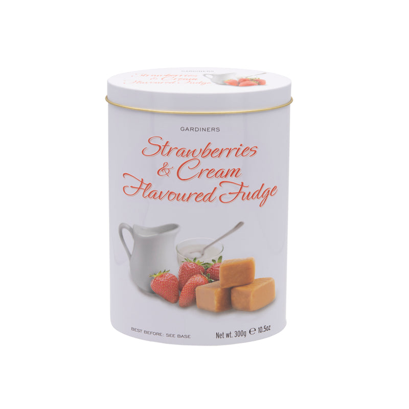 Strawb / Cream Fudge Tin