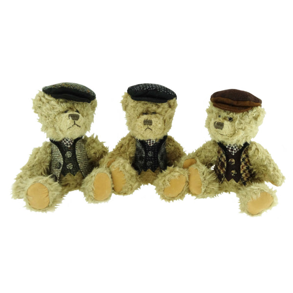 Harris Tweed Teddy Bear Green