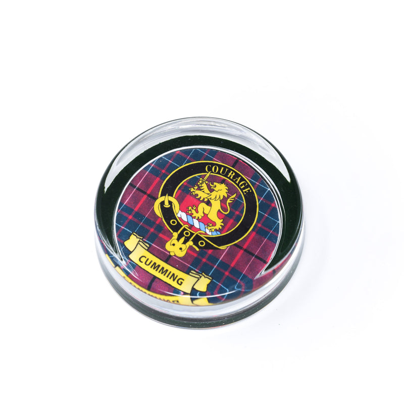 Kc Clan Paper Weight Glass Cumming