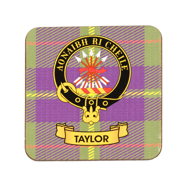 Kc Clan Square Cork Coaster Taylor