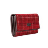 Harris Tweed Large Purse - Tiree Red Check