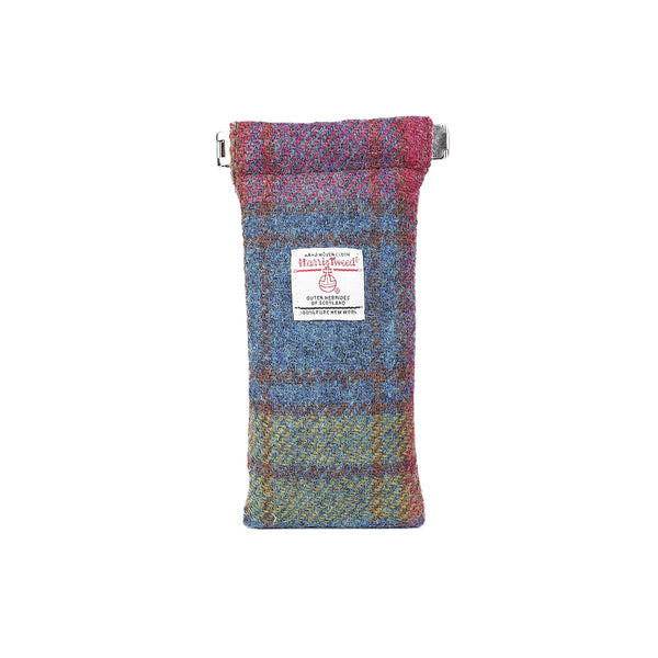 Harris Tweed Glasses Case Multi Colour Tartan