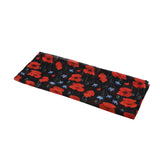 Lightweight All Seasons Poppy Scarf Black