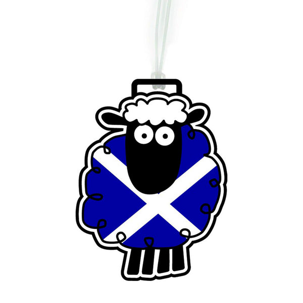 Saltire Sheep Luggage Tag