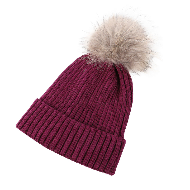 Rib Pom Hat Ft Eminence/Natural