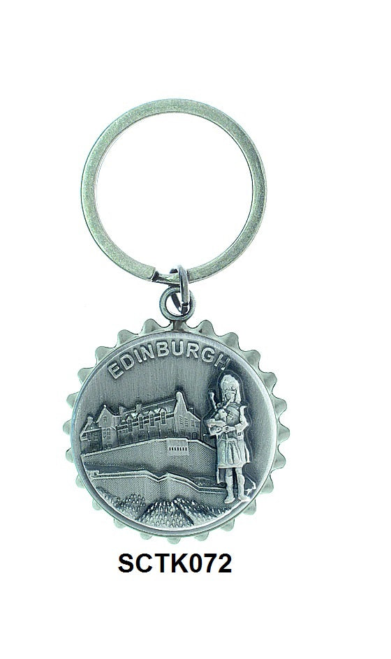 Bottle Top Opener Keyring - Edin Castle