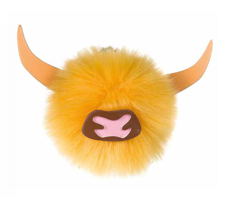 Highland Cow Pom Pom Magnet