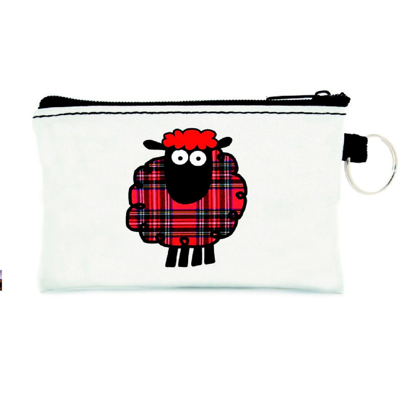 Tartan Sheep Purse Multi